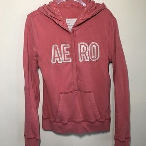 Aeropostale Sweatshirt Pullover Hoodie - Size L